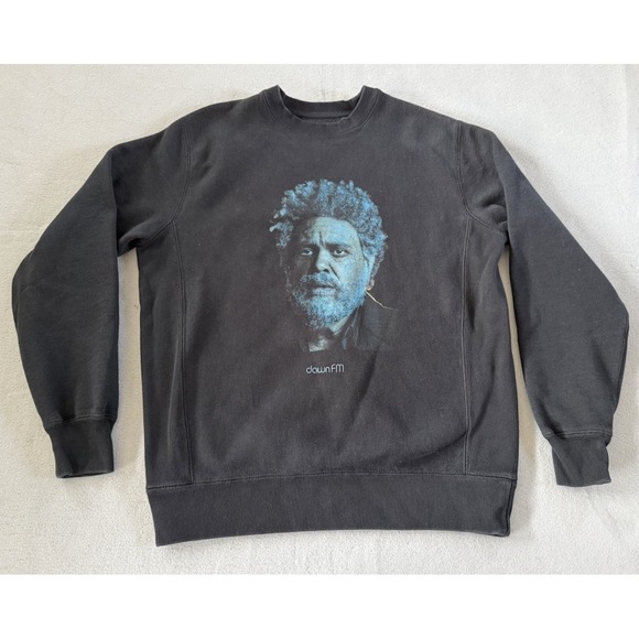 Xo Clothing Other - XO The Weeknd Dawn FM Mens S Album Graphic Sweatshirt Black Crewneck Merch